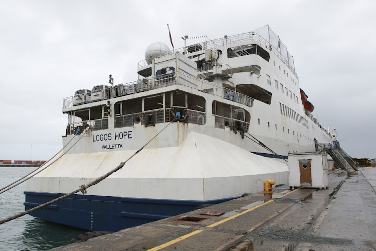 The floating book fair, the Logos Hope, is in East London until April 10.