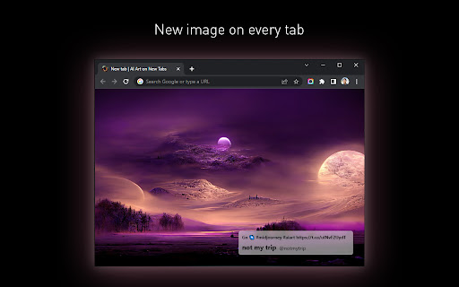 AI Art on New Tabs