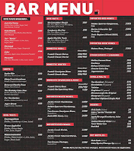 Downtown Dive menu 1