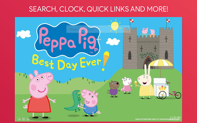 Peppa Pig House Wallpaper HD Custom New Tab