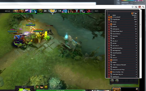 Dota 2 Stream Browser