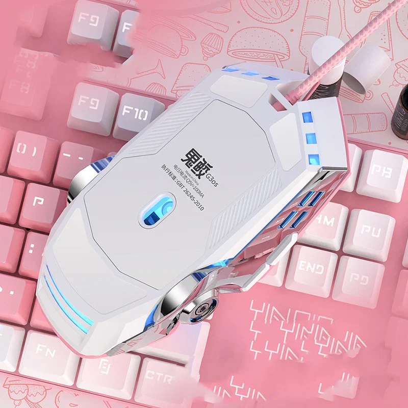 Title 3, Cute Mechanical Gaming Macro Mute Computer Acce...