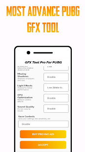 GFX Tool PUBG Pro (Advance FPS 7.0 APK + Mod (Unlimited money) untuk android