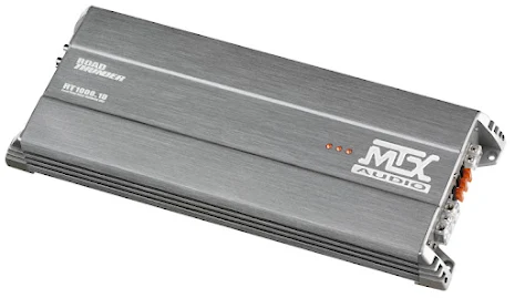 MTX 4-channel 480W RMS class-D wide range amplifier with com