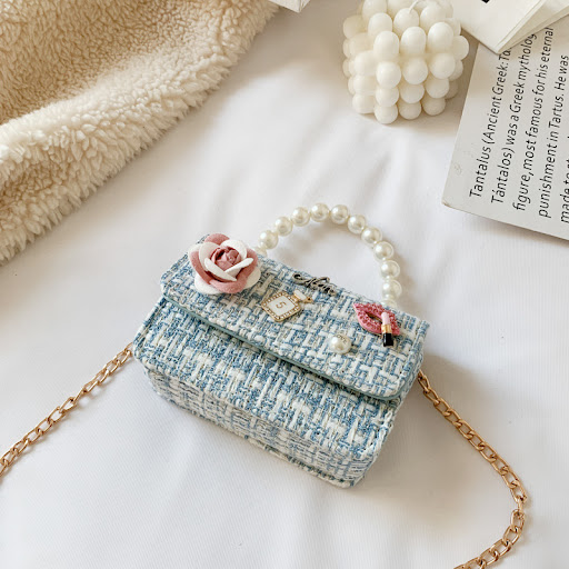 Title 3, New Childrens Shoulder Bag, Pearl Portable Pri...