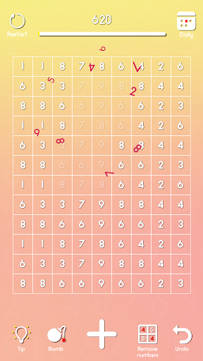 Screenshot Pair Numbers Match line Puzzle