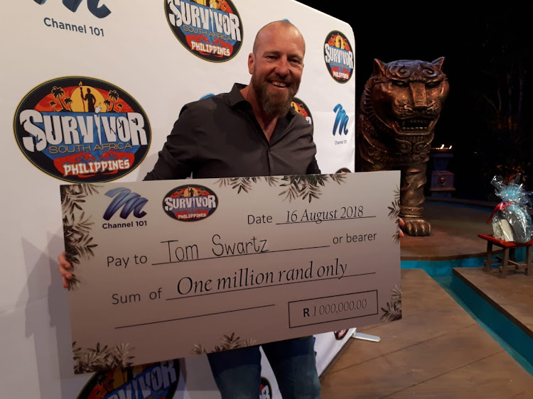 Survivor SA winner Tom Swartz went from Amalinda to R1-million in a nail-biting finale on Thursday night.