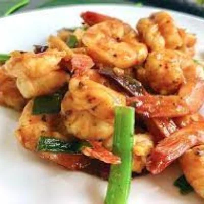 Prawns With Your Choice Of Sauce