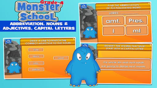 免費下載教育APP|Monsters Fourth Grade Learning app開箱文|APP開箱王