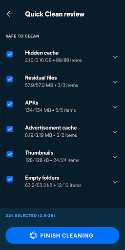 Screenshot Avast Cleanup – Phone Cleaner