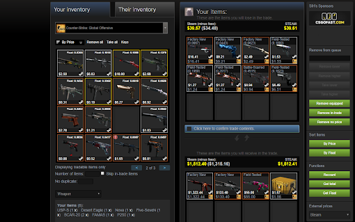 Steam Inventory Helper