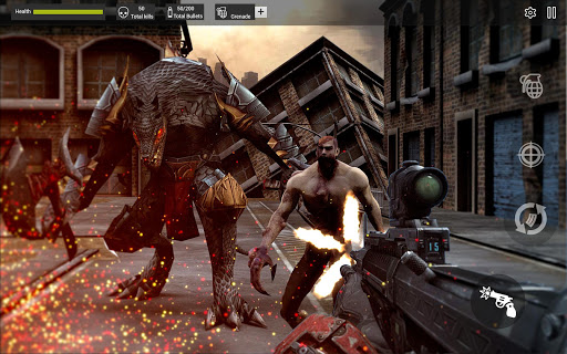 Freedom of Dead Zombie Shooting Frontier FPS Games