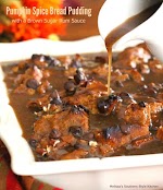 Pumpkin Spice Bread Pudding With Chocolate Chips Pecans And A Brown Sugar Rum Sauce was pinched from <a href="https://www.melissassouthernstylekitchen.com/pumpkin-spice-bread-pudding-with-chocolate-chips-pecans-and-a-brown-sugar-rum-sauce/" target="_blank" rel="noopener">www.melissassouthernstylekitchen.com.</a>