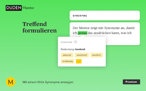 Duden-Mentor-Textprüfung