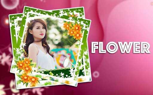 Flower Photo Frame Collage