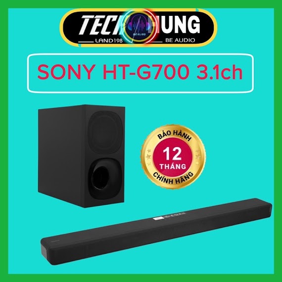 Dàn Âm Thanh, Loa Thanh Sony 3.1 Ht - G700 Hàng Nguyên Seal Bảo Hành 12 Tháng