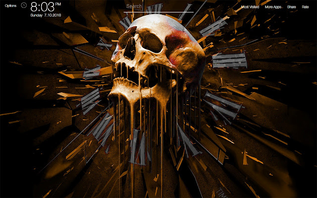 Skull Wallpapers Fullhd New Tab