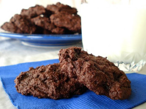 nothing better than a cookie and ice cooled milk...