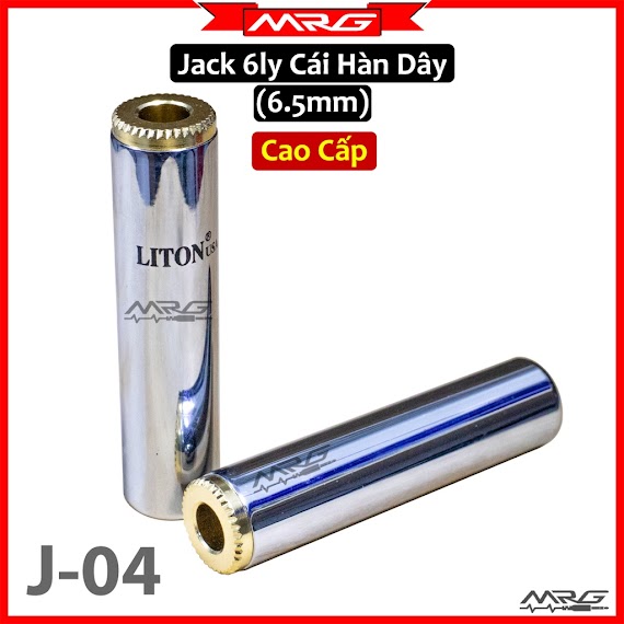 Jack 6 Ly Cái Loại Tốt, Hàn Dây Tín Hiệu, Giá 1 Chiếc.