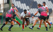 Retshegofaditswe Nche of the Free State Cheethas during the Currie Cup match between Phakisa Pumas and Toyota Free State XV at Mbombela Stadium on August 17, 2019 in Nelspruit, South Africa. 