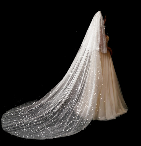 Title 22, Luxury long tail bridal wedding dress with a su...