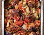 Spanish-style chicken bake was pinched from <a href="http://uktv.co.uk/food/recipe/aid/653540" target="_blank">uktv.co.uk.</a>