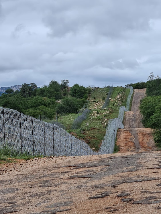 Three wire fences - including the new controversial R37m 40km fence - are erected along the border to keep desperate Zimbabweans from illegally entering SA.