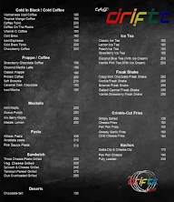 Cafe Driftt menu 1