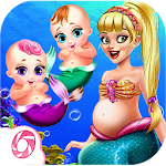 Cute Mermaid Mommy Care-Baby Apk