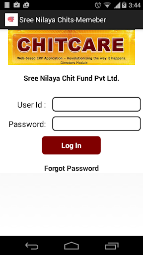 Sree Nilaya Chits MemberModule