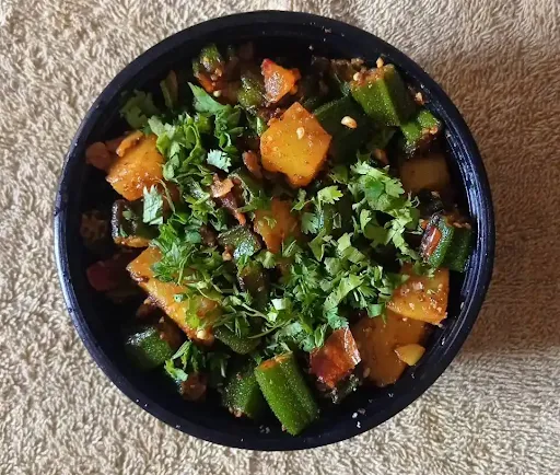 Bhindi Aloo Dry