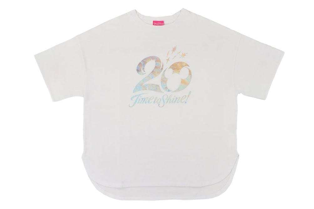総柄 シンプルロゴデザイン 東京ディズニーシー周年 タイム トゥ シャイン Tシャツ Trill トリル
