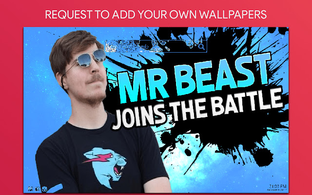 Mr Beast Wallpaper HD Custom New Tab