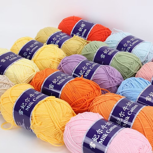 Title 1, Xuefeier 5-Strand Milk Cotton Wool Ball Five-st...