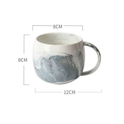 Title 2, Marbled Ceramic Creative Cups for Couples Simpl...