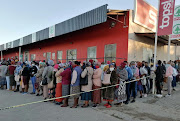 Social grants beneficiaries flock to Mqanduli in the Eastern Cape to get their grants.
