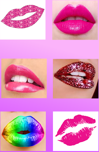 Pink Lips Wallpaper