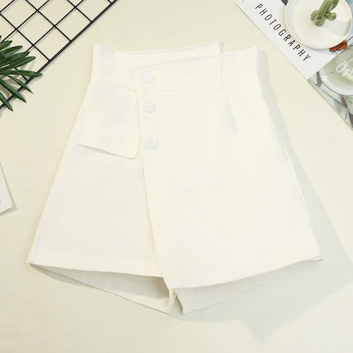Title 2, High Waist Slim A-line Wide Leg Casual Pants Sk...