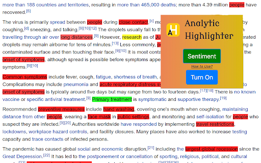 Analytic Highlighter