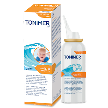 Tonimer Baby Spray Agua de Mar Hipertónica Colvenfar Frasco x 100 ml  