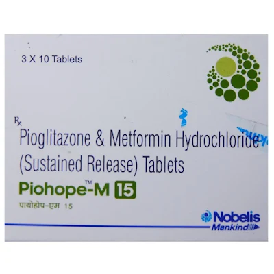 Piohope-M 15/500Mg Tablet 10's