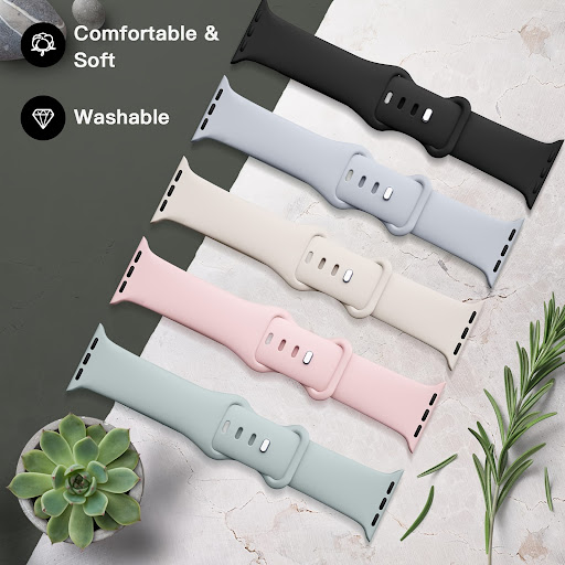 Title 4, 15-pack Soft Silicone Band Compatible With I Wa...