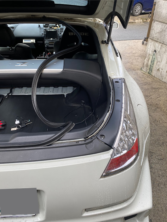 フェアレディZの#フェアレディＺ33・#Z33・ナビ取り付け・レーダー探知機取付・ドライブレコーダー取り付けに関するカスタム事例の投稿画像4枚目