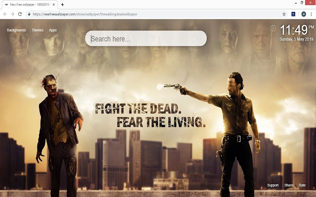 The Walking Dead HD Wallpapers New Tab Theme