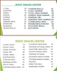 A1 Snack Center menu 1