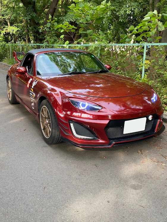 ロードスターのHEX・アイライン自作・愛車の表情に関するカスタム事例の投稿画像1枚目