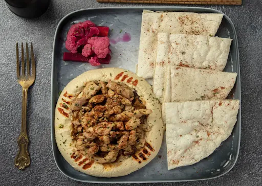 Hummus With Shredded Chicken