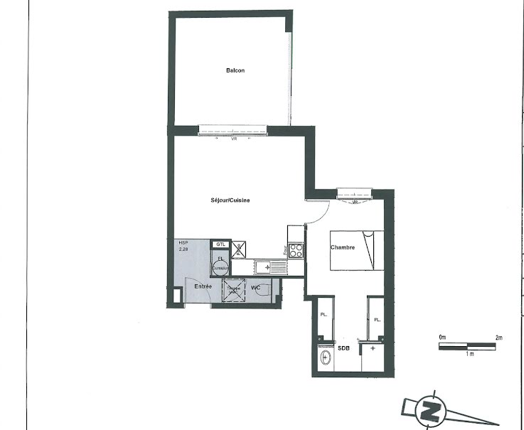 Vente appartement 2 pièces 41.05 m² à Floirac (33270), 222 000 €