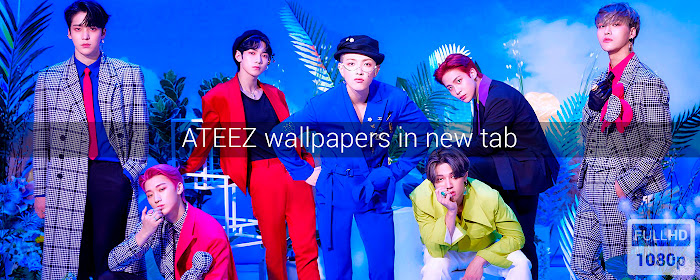 ATEEZ Wallpapers New Tab marquee promo image