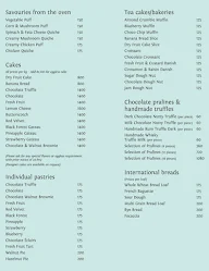 Little Patisserie menu 3